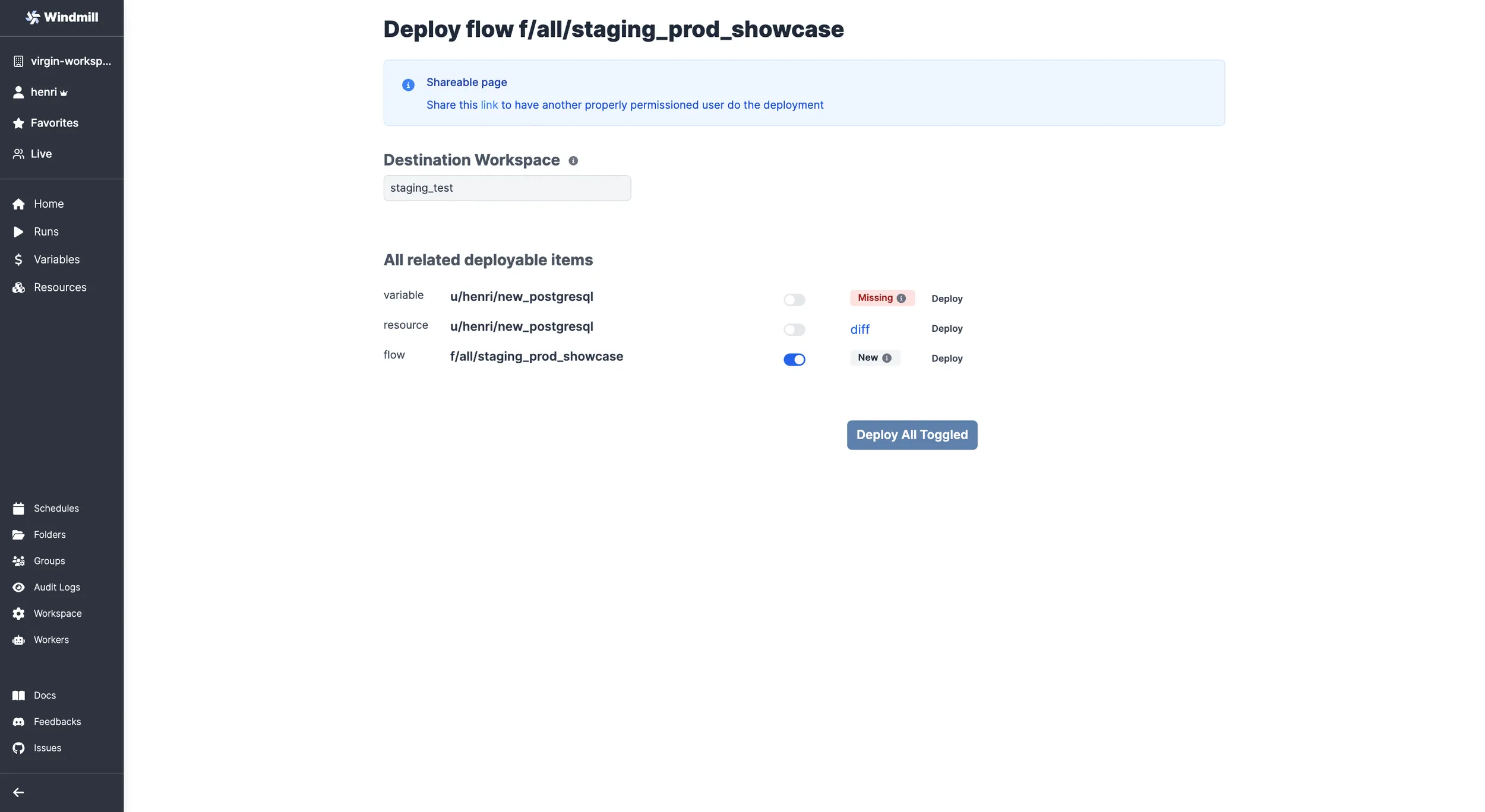 Shareable page Shareable page